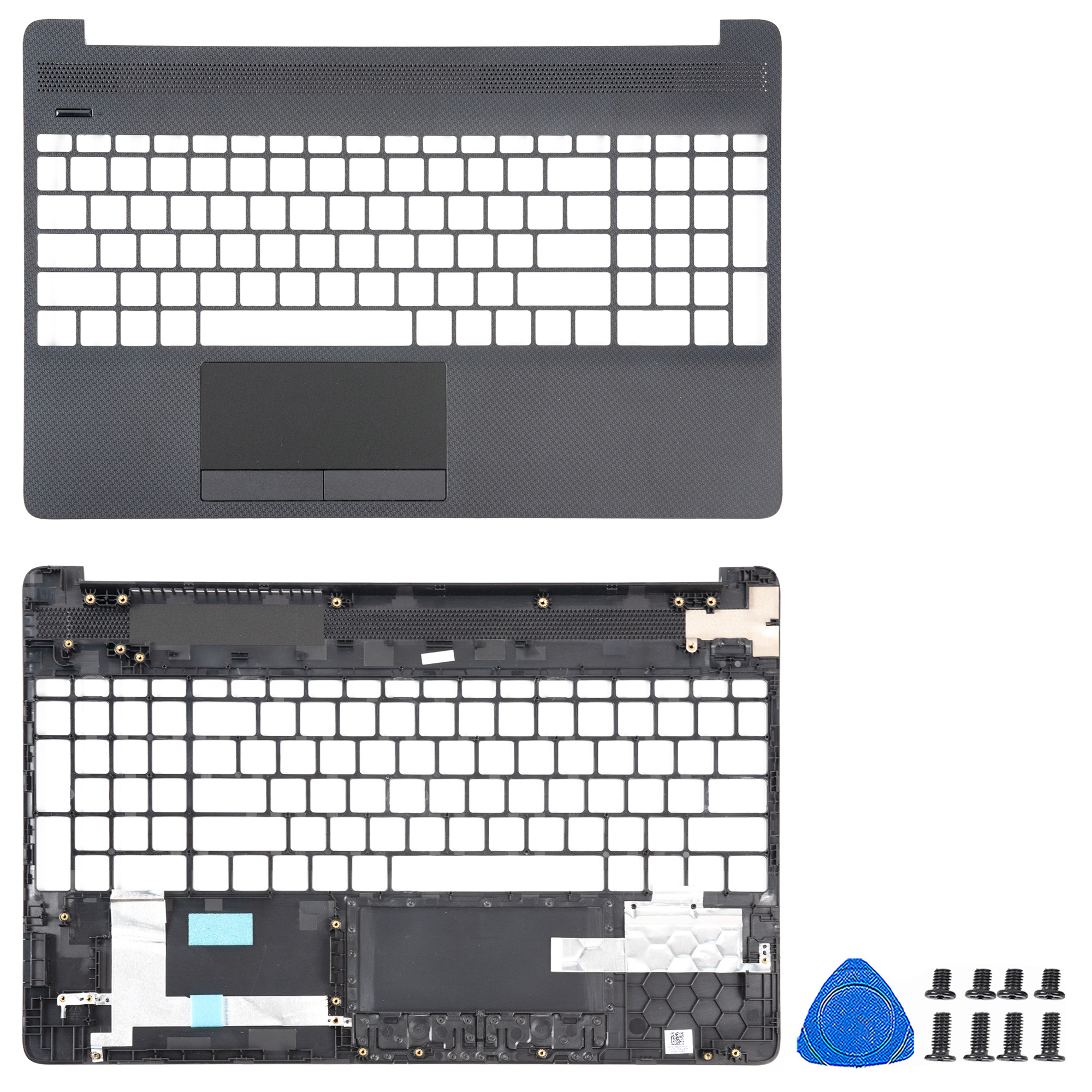 Nueva funda de portátil para HP 15-DW 15S-DU DY DR 250 255 G8 TPN-C139 LCD contraportada bisel frontal cubierta inferior con reposamanos carcasa superior: Color vino
