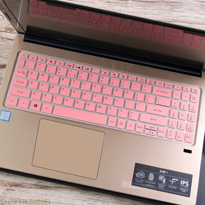 15.6 inch Laptop Keyboard Skin Cover For Acer aspire 5 A515-45 A515-45g A515-45S A515-43 A515-44G A515-54G A515-55G a515-56g: Pink