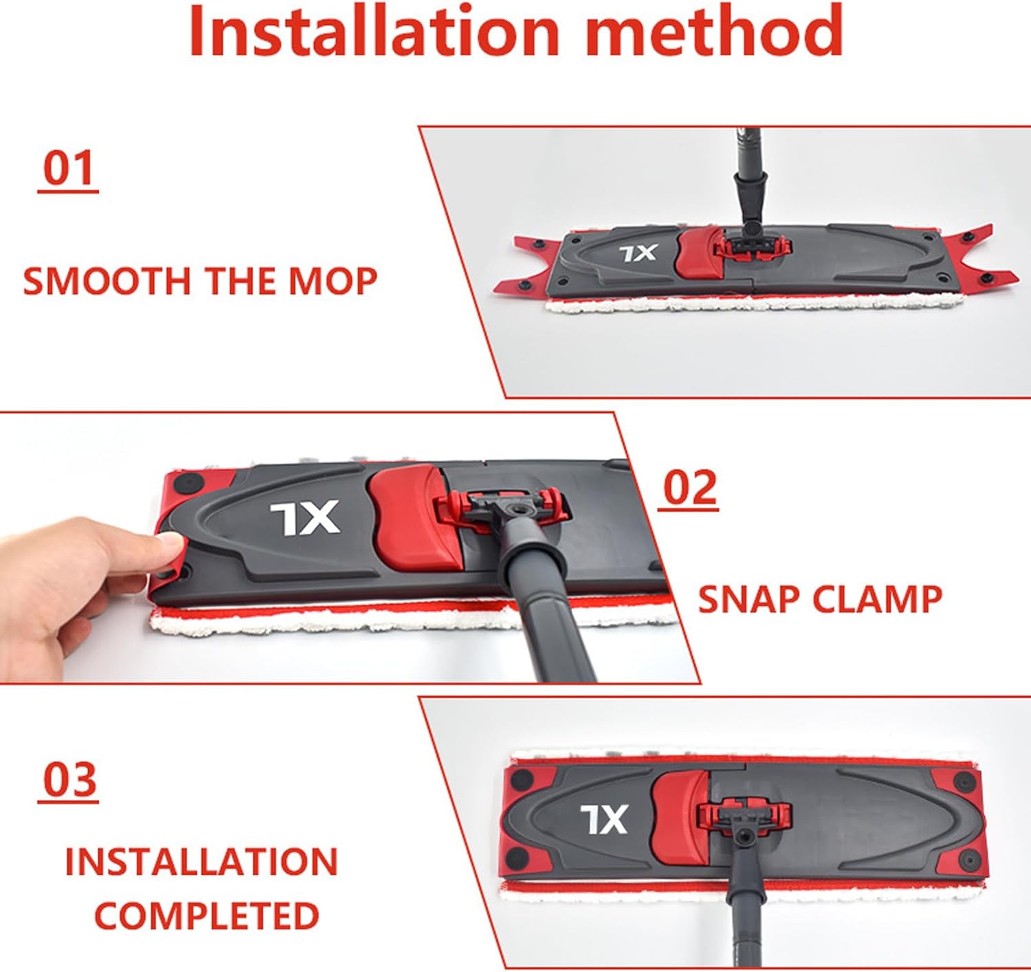 Spray Mop Head for Vileda UltraMax XL Mop Refill, 2in1 Microfibre, UltraMax XL Mop, for Hard Floors, 51x14cm