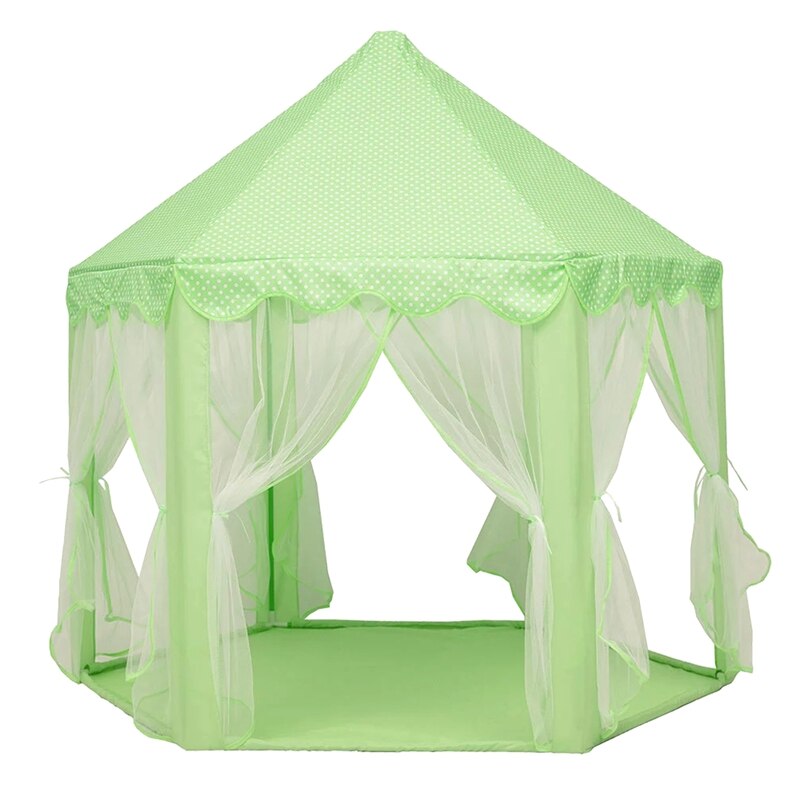 Gioco Fata Casa interno E all'aperto bambini giocare a tenda Esagonale principessa castello Casetta per Ragazze Divertenti
