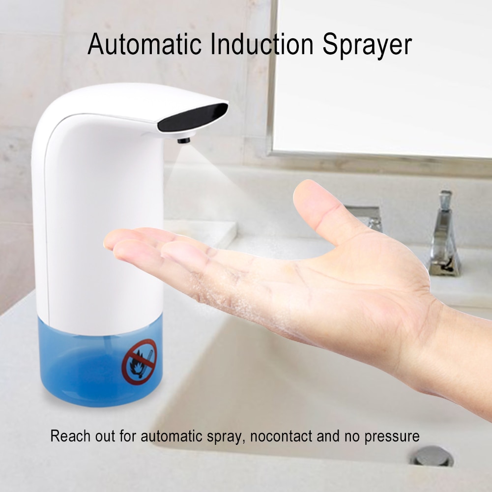 In Stock Touchless Soap Dispenser Infrared Automatic Induction Non-Contact Alcohol Spray Bottles 300ml Hand Disinfection Sprayer