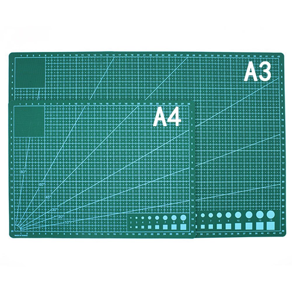 A4 A3 Leather Craft Cutting Mat Board Engraving Soft Pad Hand Writing Plank 3mm Thickness Inch Size Cutting Mat DIY Craft Tool