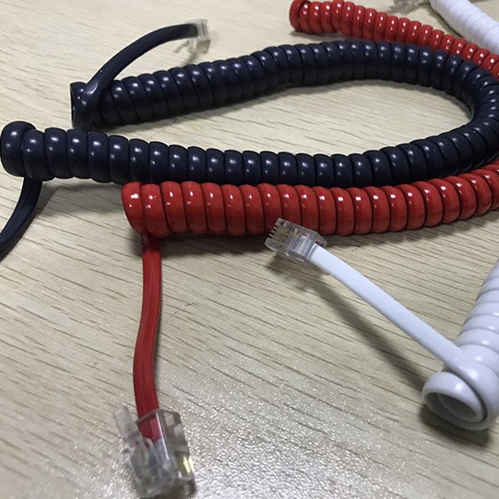 phone line for handset landline phone fixed home office hotel telephone cordless black white red canvas