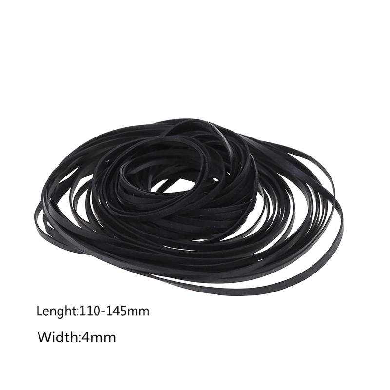50Stck 1/2/3/4mm Breite Universal- mischen Kassette Maschinen riemen sortiert Antrieb Flach gummiband für CD-DVD-Recorder Walkman: Braun