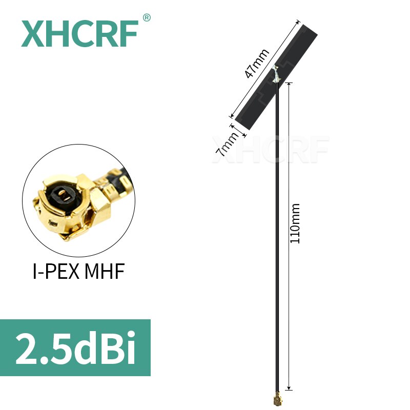 5pcs 2.4 GHz Internal Wifi Antenna Built in IPX IPEX 2.4G 2400M Omni 2.4GHz for Internet Communication Aerial TX2400-PCB-5010: TX2400-PCB-4707