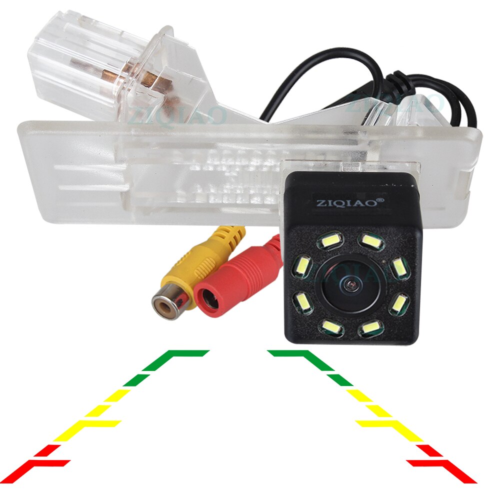 ZIQIAO for Renault Duster/ Dacia Duster Fluence HD Rear View Camera HS134 HS135: 8 LED linear track / HS134 For Fluence