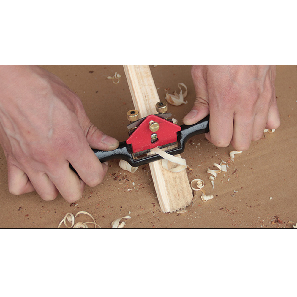 Double-screw Adjustable Woodworking Plane Hand Tools SK-5 steel Planing for Carpenter Planing Irregular Shaped Wood Surface