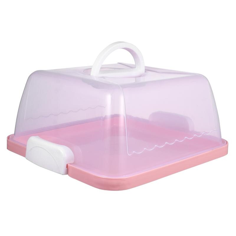 Draagbare taartdoos, handzame cupcake-drager, verzegelde verpakking, dessertcontainer, verjaardagsvoedselbewaardoos