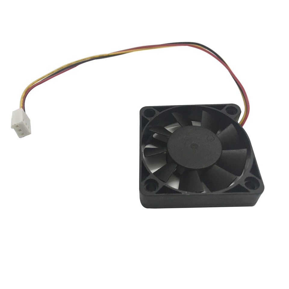 3 Pieces F5010 50mm Small Cooler Fan Computer Cooling Fan 12V Low Noise Desktop PC Case Fan 3 Pin Connector