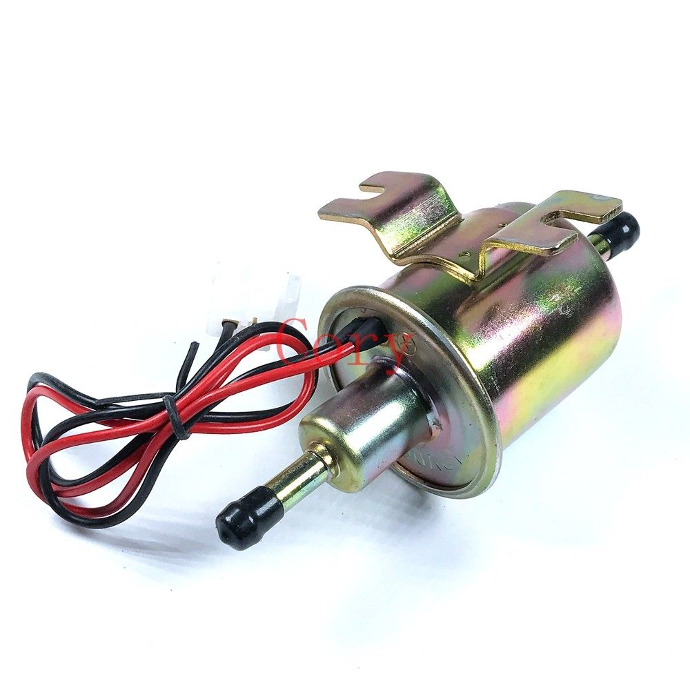 1PCS Universal Fuel Pump Gasoline Electric Oil Pump Metal Low Pressure 8MM 12/24v