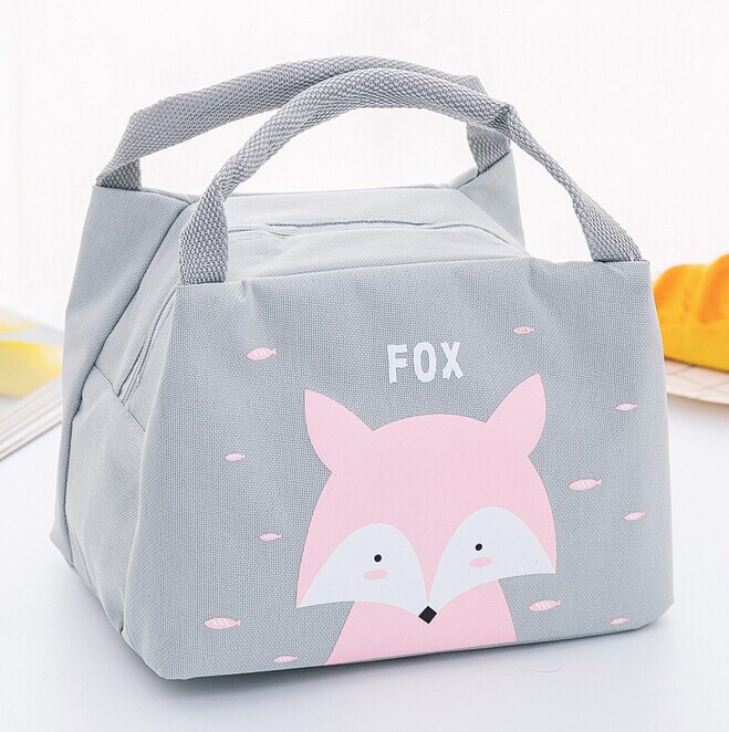 Cartoon Cute Lunch Bag For Women Girl Kids Children Thermal Insulated Lunch Box Tote Food Picnic Bag Milk Bottle Pouch: 5