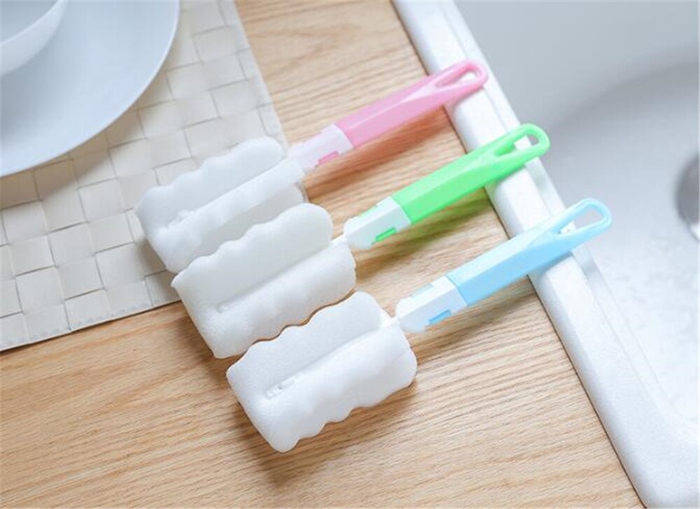 1 PC Küche Reinigung Werkzeug Schwamm Bürste Pro Weinglas Flasche Coffe Tee Glas Tasse Glas Kichen Zubehör Flasche Bürste Tasse Bürste