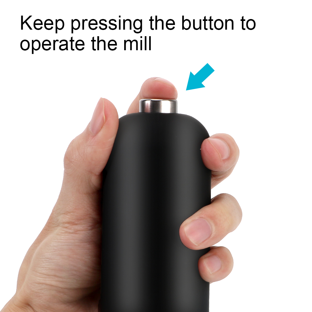 Elektrische Automatische Peper Zout Molen Spice Grinder Met Led Licht Kruiden Fles Voor Koken Restaurants Keuken Accessoires