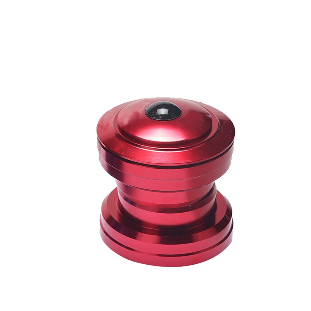 Durable Mountain Bike Sealed Cartridge Threadless 34mm External Bearing Fixed Gear Top Cap Cover Bicycle Headset: red