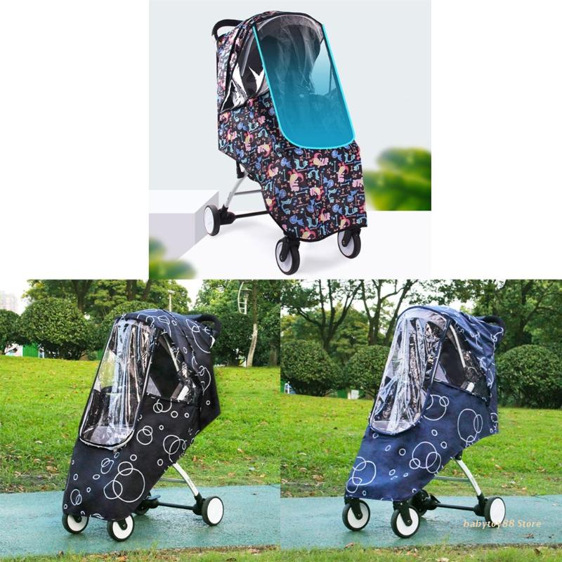Y4UD Regenjas Kinderwagen Veilig Kind Wind En Regen Universele Maat Zichtbaarheid 1Pc
