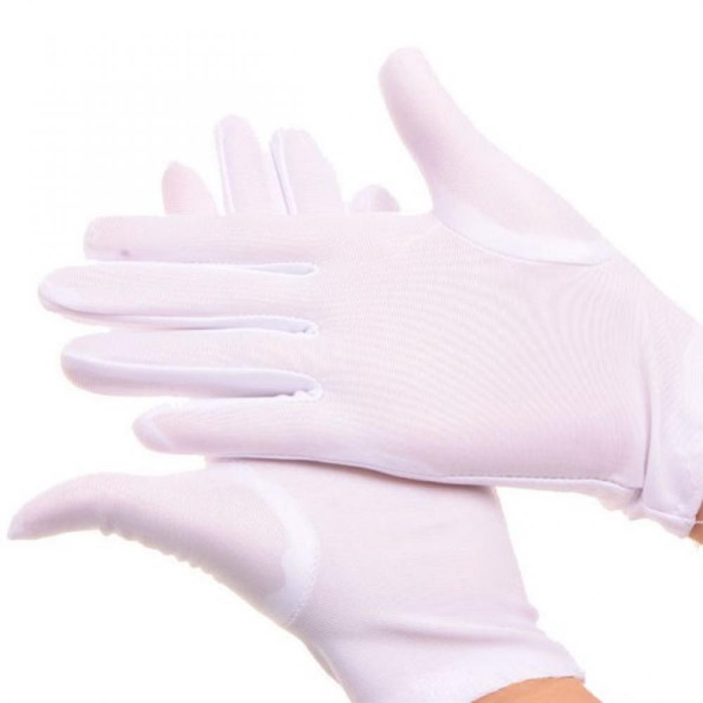 Evening Party Formal Prom Stretch Satin Gloves For Women Thin Stretch Gloves Dance Tight White Jewelry Gloves 5 Colors
