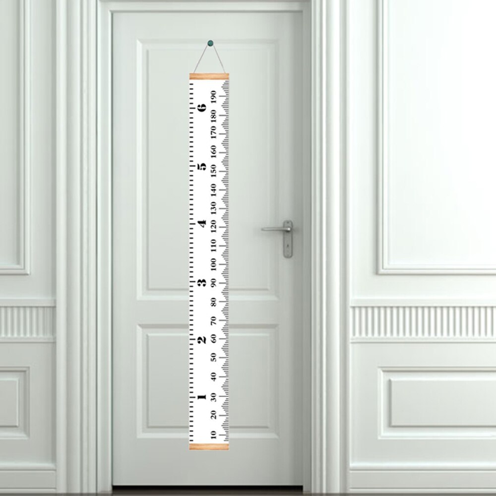 Baby Removable Height Growth Chart Hanging Ruler Measurement Chart Wall Decor for Kids