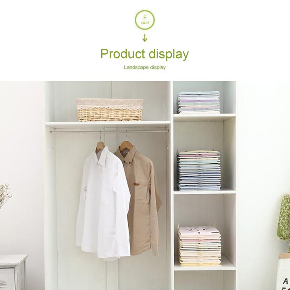 Multifunctional Durable Plastic Laundry Storage Shelf Fold Board Unique Clothing Shelves Stacked Board Organizer Tools