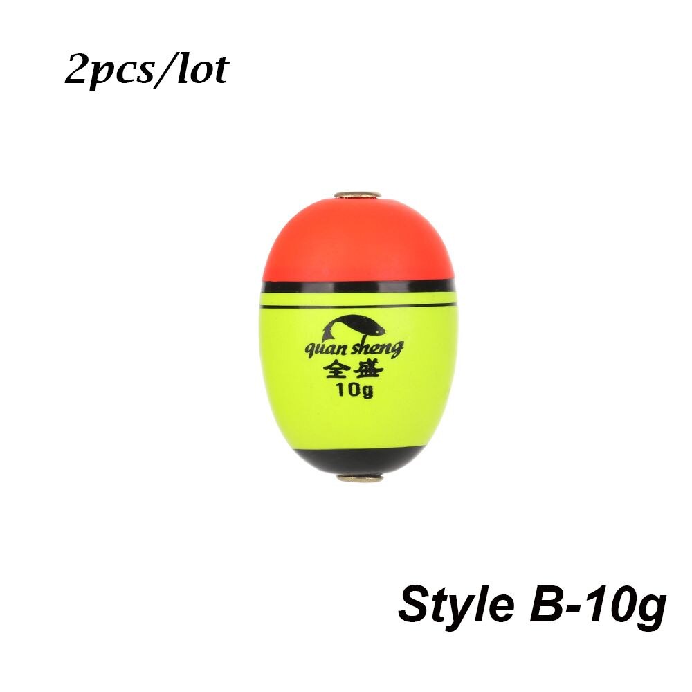 2pcs/lot Fishing Float 5pcs/lot EVA elastic material 40g buoyancy Sea Fish Float Fishing Tackle: -Style B- 10g