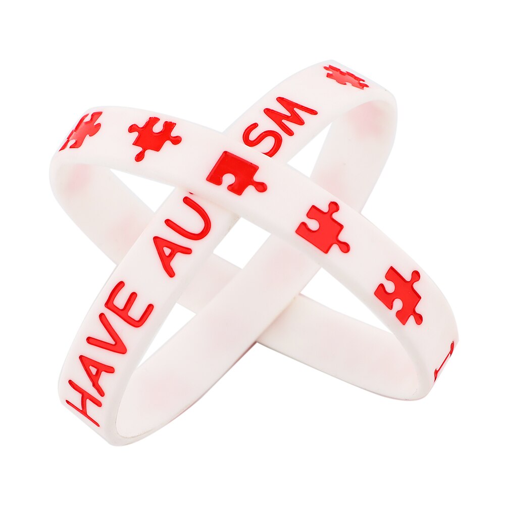 MD1759 New Arrival I Have Autism Puzzle Bracelets Trendy Silicone Rubber Band Wristbands Hand Bangle Men Women Jewelry Gifts