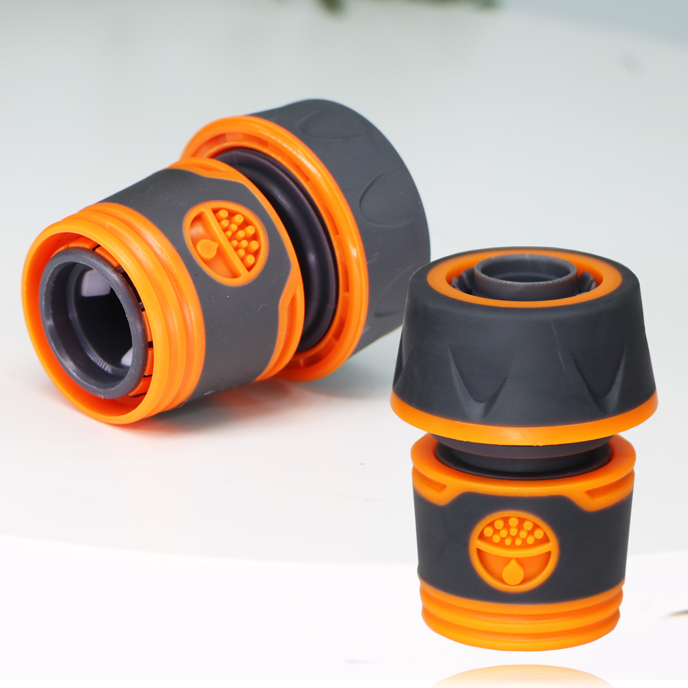 1/2 3/4 '' Gartenschlauch Schnellkupplungen Gummi-Kunststoff-Kupplungsrohr Wasseradapter Reparaturgelenk Bewässerung Autowascharmaturen