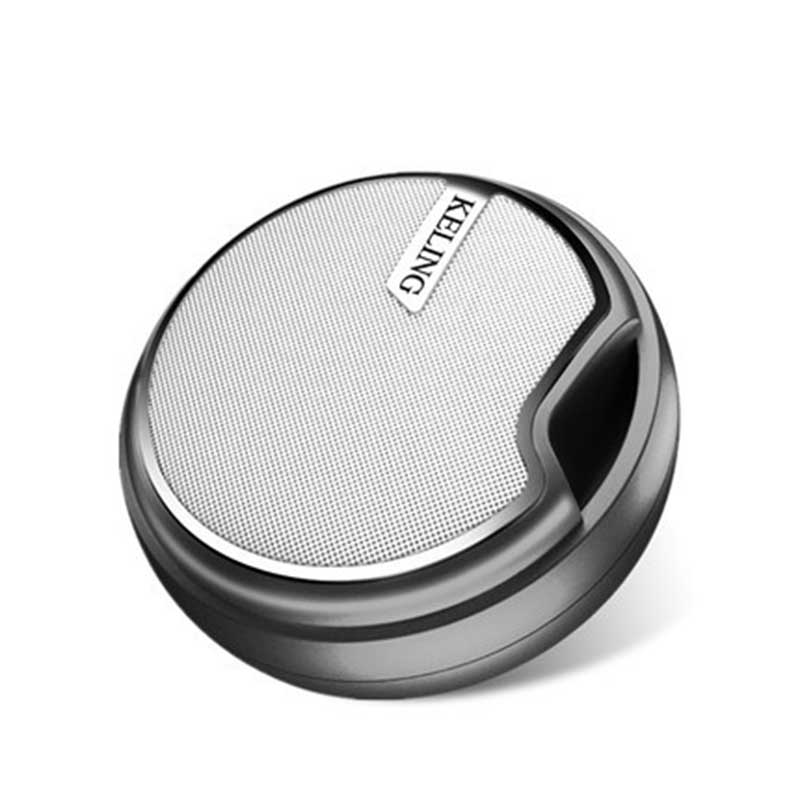 Tragbarer bluetooth-lautsprecher für fahrräder, fahrradsäulenlautsprecher, akustik-sound-boombox, soundbar, woofer, freisprecheinrichtung, outdoor-lautsprecher: Grau