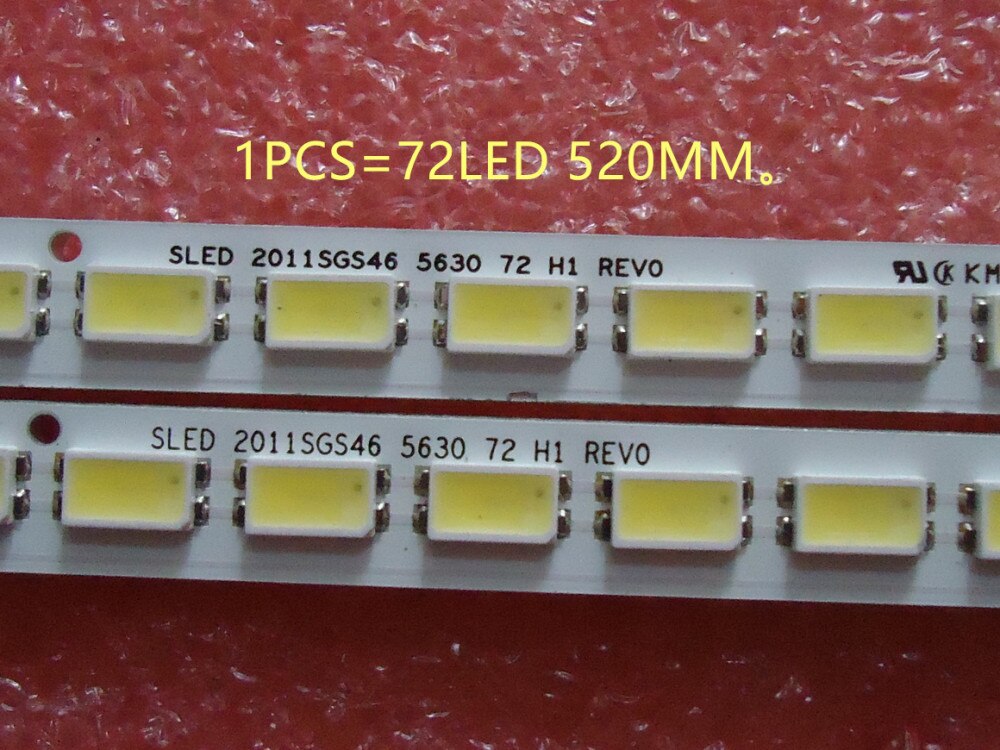 2-10 Stks/partij 100% 72Leds 520Mm 46-Down LJ64-03035A Led Strip Slee 2011SGS46 5630 72 h1 REV0 Voor LTA460HQ12 LED46860iX LTA460H