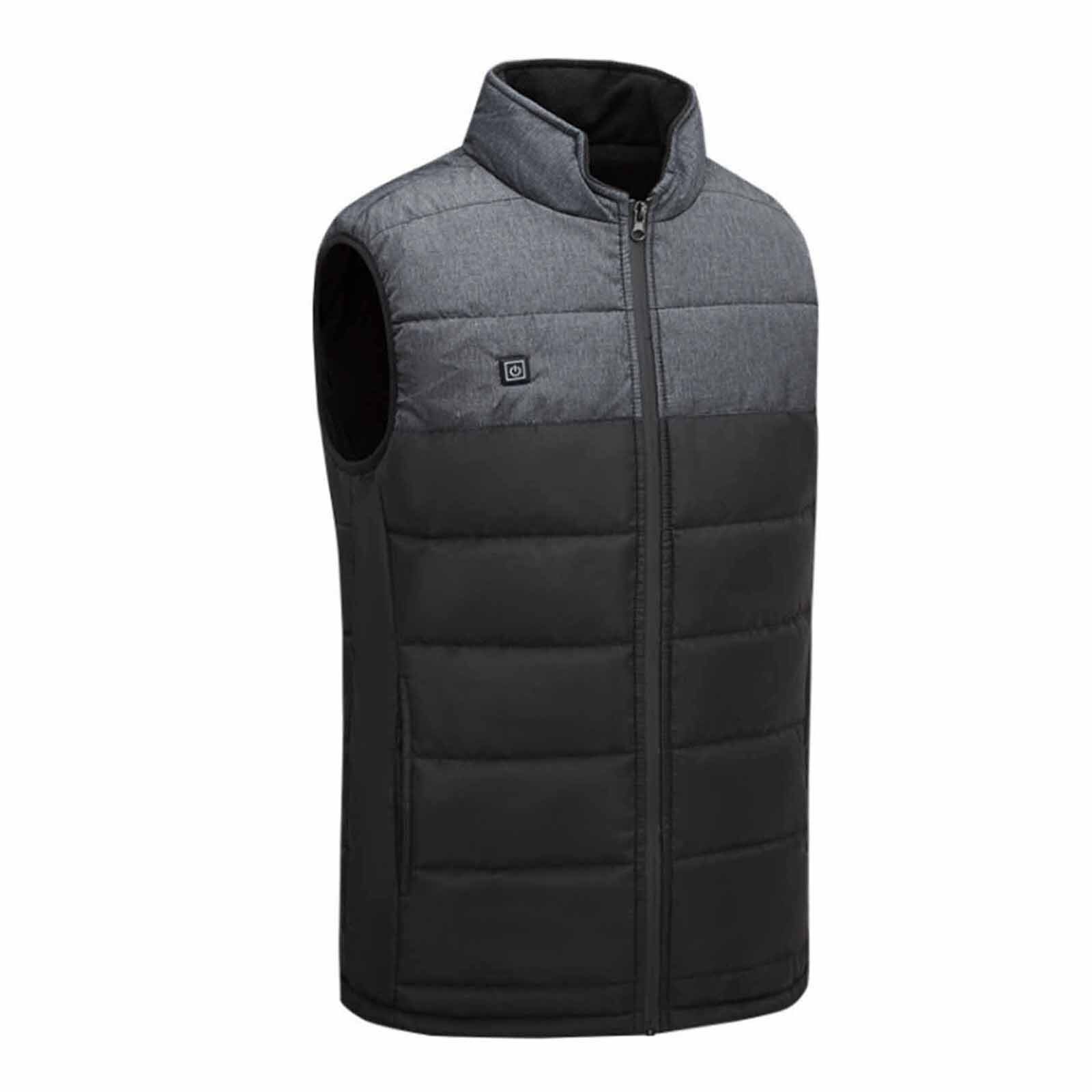 Outdoor Warm Clothing Heated For Riding Skiing Fishing Charging Via Heated Coat Usb Electric Warmer Clothes Unisex #3: L