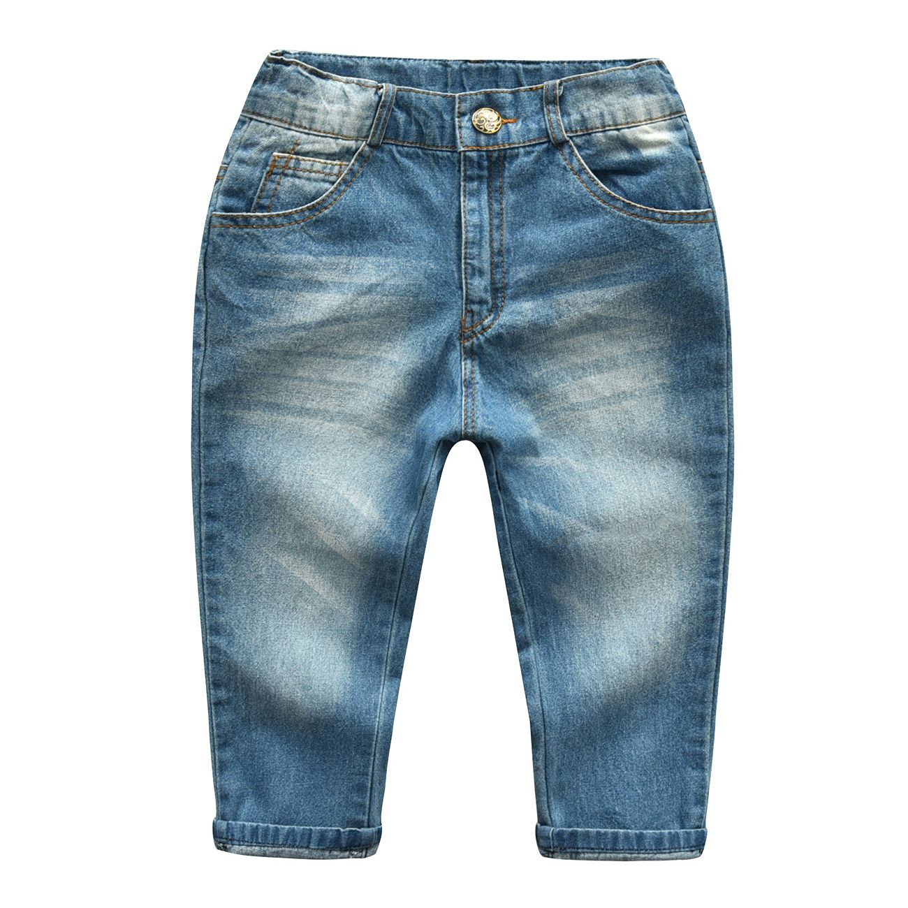 Baby Jongens Katoen Jeans Broek Kids Kinderen Lente Herfst Dunner Denim Causale Broek Kinderen Kleding Voor 2-7 Jaar oude: 7