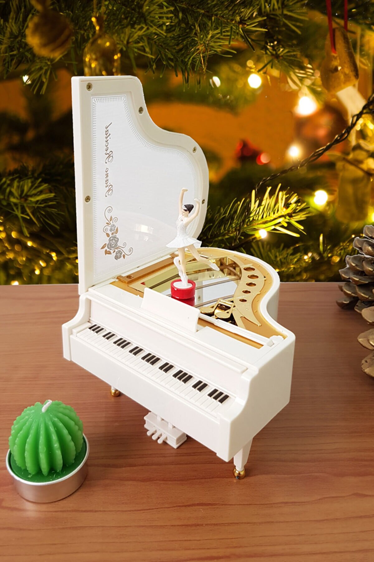 Katharsis Nostalgische Grammophon Musik Kasten schmuck Schubladen schreibmaschine klavier dikiş maschine muzik yılbası geburtstag Ballerina