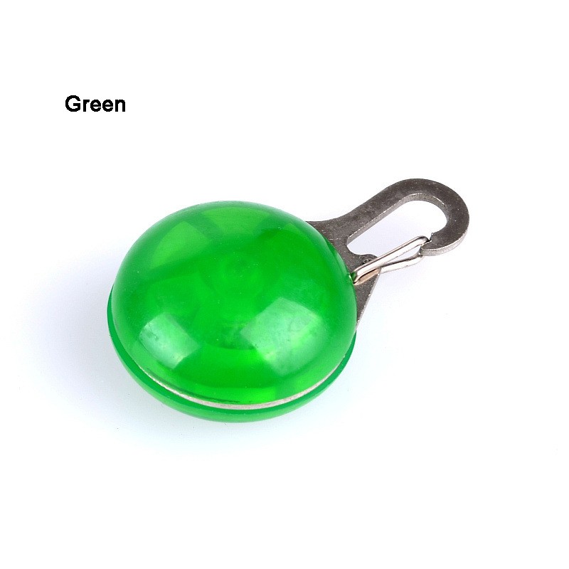 Led Pet Puppy Kraag 1Pcs Veiligheid Pet Licht Hanger Hond Gids Lichten Gloeiende Security Ketting Huisdier Lichtgevende Helder Huisdier levert: Green