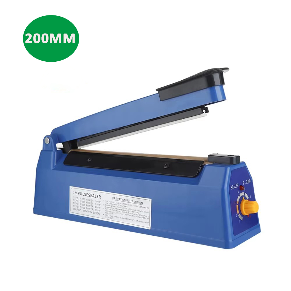 Impulse Sealer Heat Bag Sealing Machine Electric Manual Food Sealer Plastic Shrink Wrap Bag Sealers For Kitchen: Rose Gold / US Plug