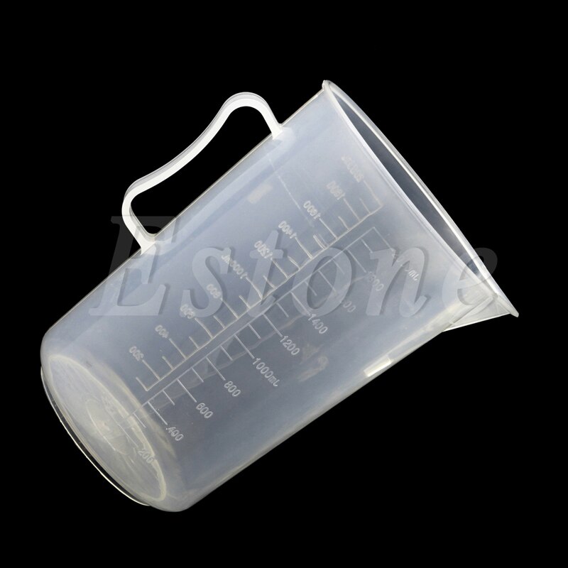 1 St Plastic Maatbeker Jug Schenktuit Oppervlak Kitchen150/250/500/1000/2000 ML