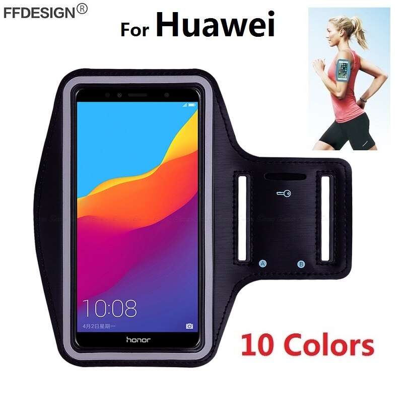 Esportes Saco de Telefone Celular Titular Armband Case for Huawei Honra 8 X 8C 8A 7X7 8 S S 7C 7A 6X 6C 6A 5X 5C 5A 4C Pro Saco Caso Telefone da Mão