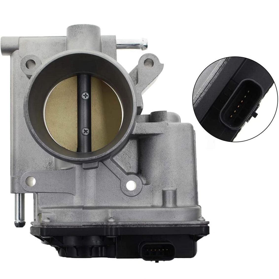 Gasspjeldhus  l321-13-640g e101284 til mazda 3 5 6 2.0l 2.3l 3.0l 2003-2007