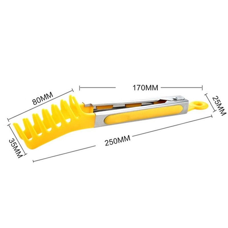 Pinzas creativas para Fideos, utensilios de cocina con mango de acero inoxidable, pinzas para alimento, Pasta, espagueti, accesorios para el hogar