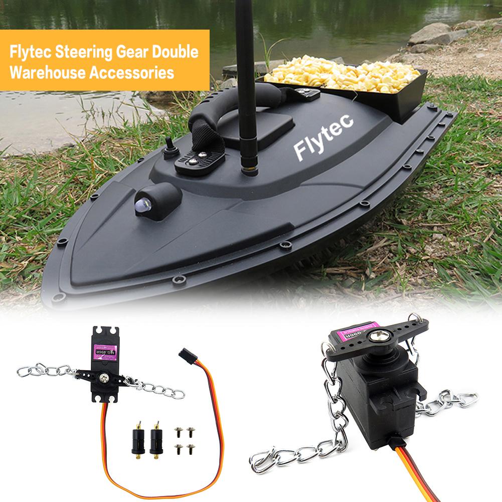 Flytec -5,017 Fischerboot Lenkgetriebe Doppel Lagerbier Stumm Köder Gießen draussen Verschachtelung Schiff Original Rc Stiefel Teile