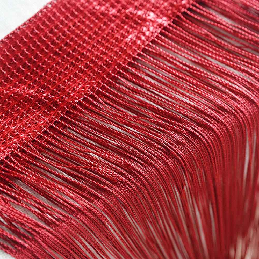 Straight curtain String Curtains Patio Net Fringe for Door Fly Screen Windows Divider Cut To Size: N