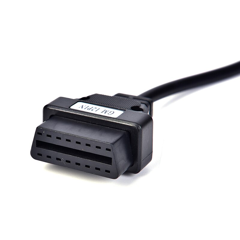 OBDII OBD 2 Connector Adapter For GM 12 Pin GM12 To 16 Pin Auto Diagnostic Cable For GM Vehicles Autoscanner Adapter