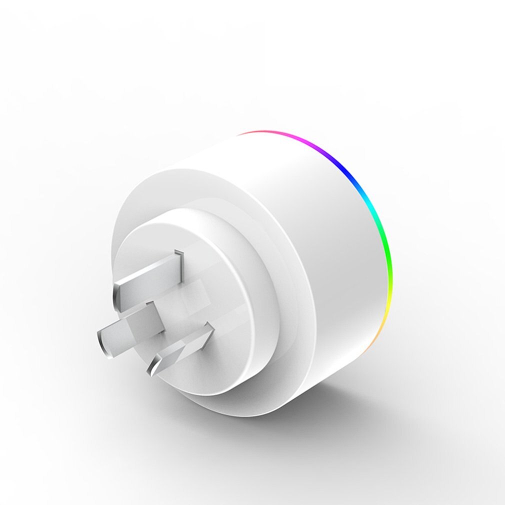 Wifi Smart Plug Rgb Wireless Power Socket Smart Life App Remote Control Home No Hub Required Smart Plug