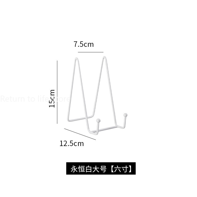 Iron Art Display Stands Opbergrek Metalen Schildersezel Stand Voor Foto Fotolijst Olieverfschilderij Plaat Boek Organisator Plankhouder: MULTI