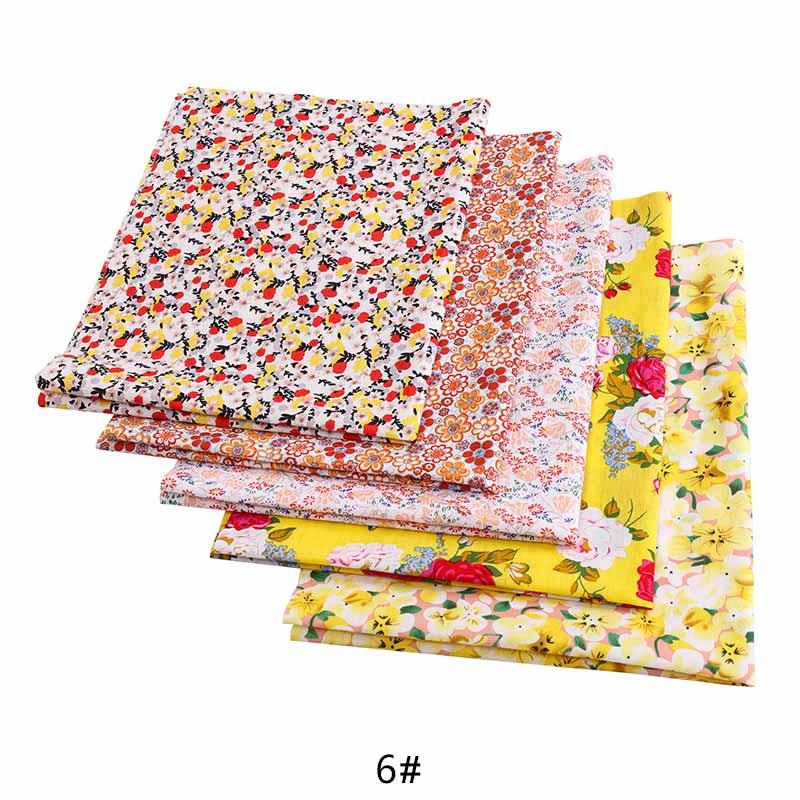 Tissu en popeline de coton imprimé doux 1/4 yards, tissu en Patchwork marine, 133x72, pour bricolage literie et accessoires faits à la main TJ1253: 6