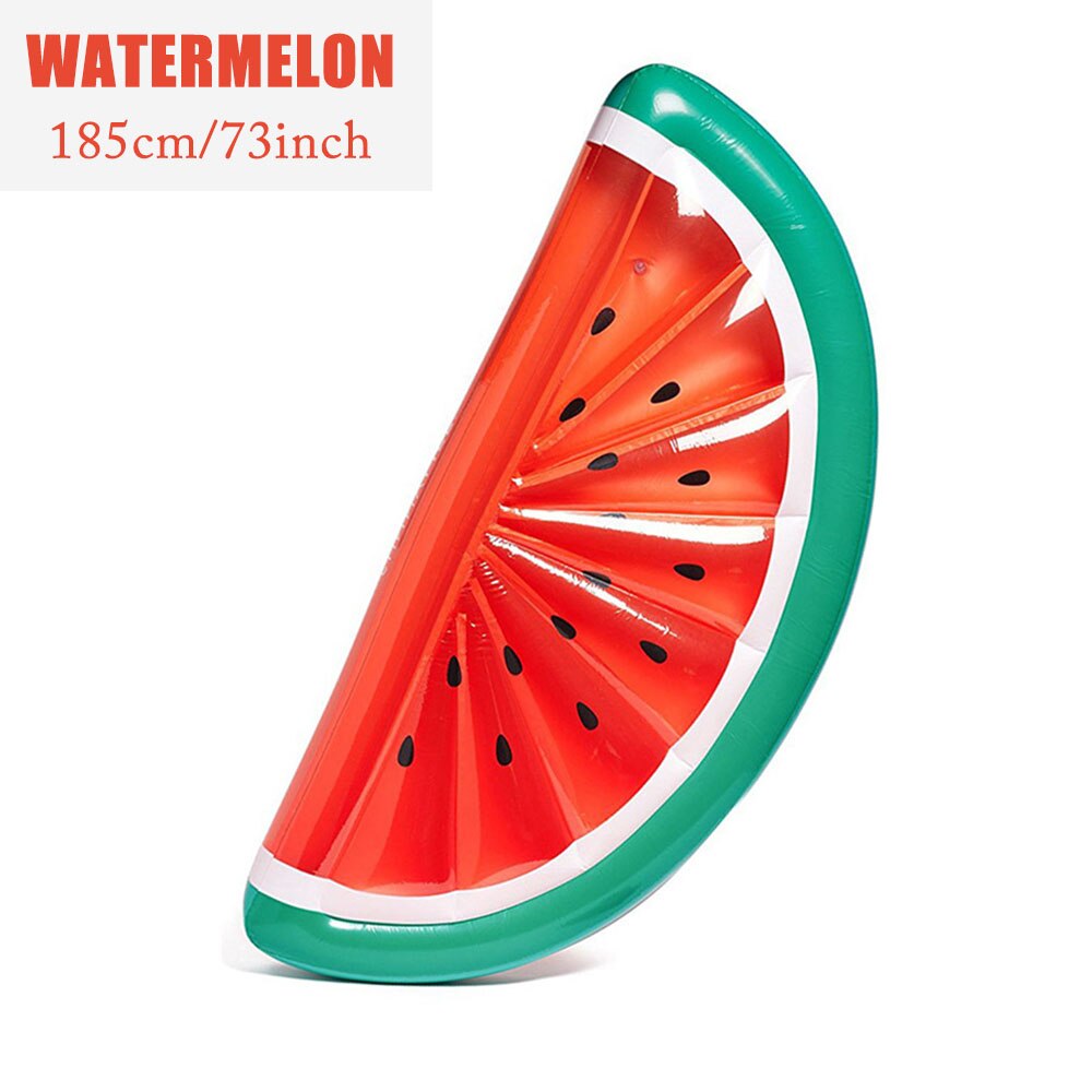 185cm gonflable géant piscine flotteur matelas jouets pastèque ananas Cactus plage eau natation anneau bouée de sauvetage mer fête: Watermelon