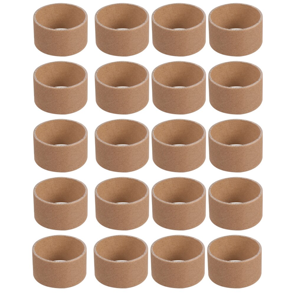 20Pcs Children DIY Craft Paper Rolls Round Brown Painting Cardboard Tubes