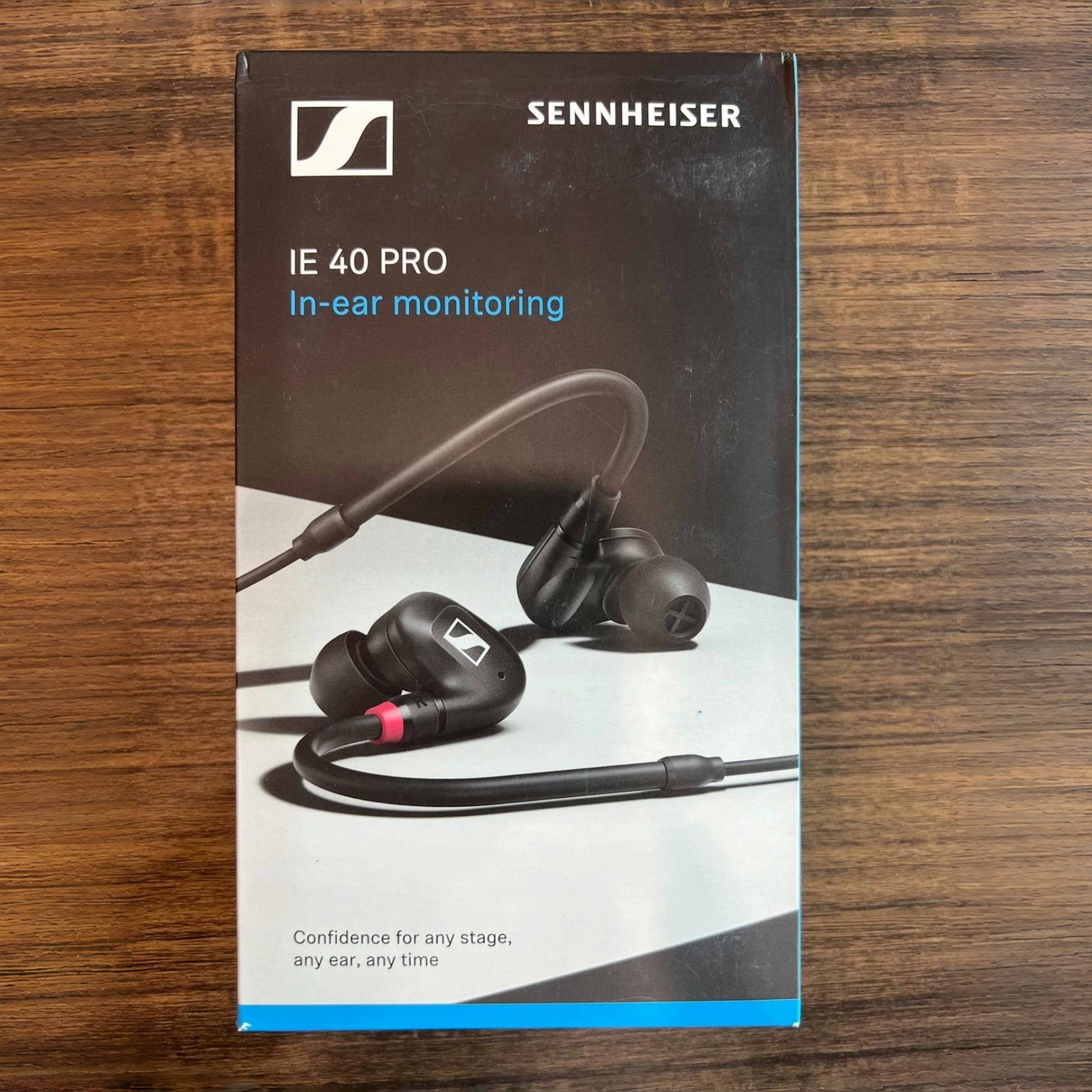 Sennheiser  ie40 pro kablede øretelefoner hifi headset musik sport med præcis lydisolering ørepropper aftageligt kabel: Sort