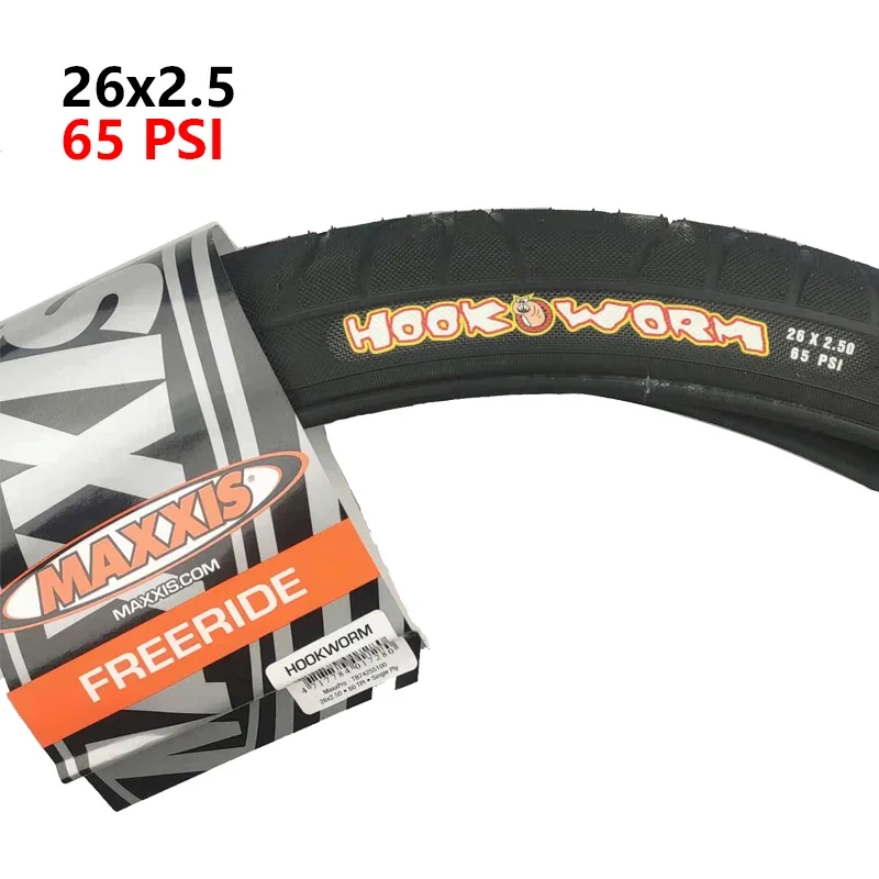 MAXXIS HOOKWORM Steel Wire Tire 20x1.95 110 PSI 24x2.5/26x2.5/29x2.5/27.5x2.5 65 PSI URBAN FREERIDE Original MAXXIS Bicycle Tire: Red