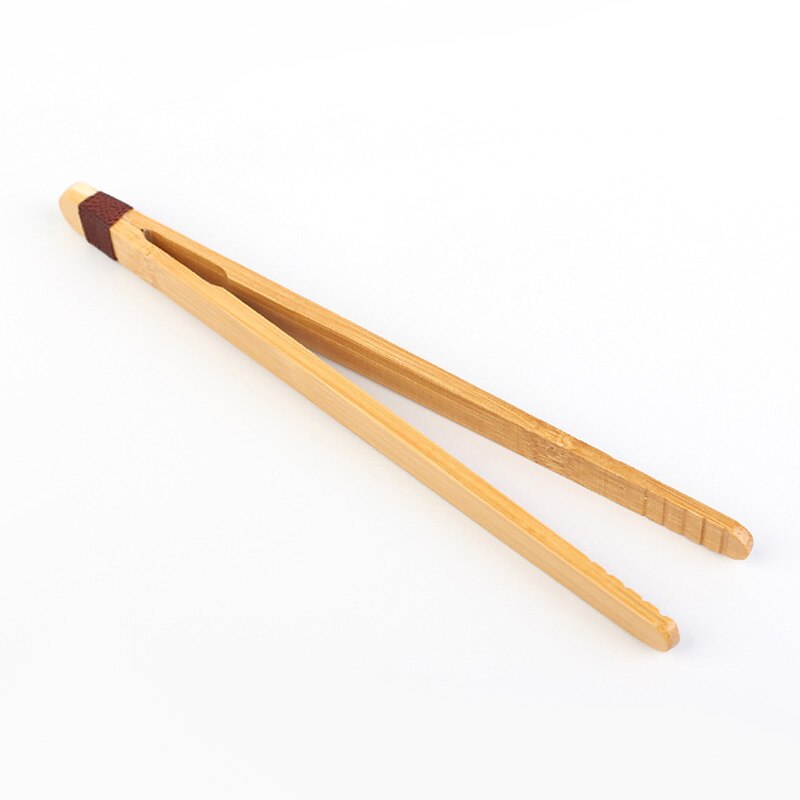 Pince à thé en bois, 1 pièce, pour salade de bambou, sucre, Toast: C