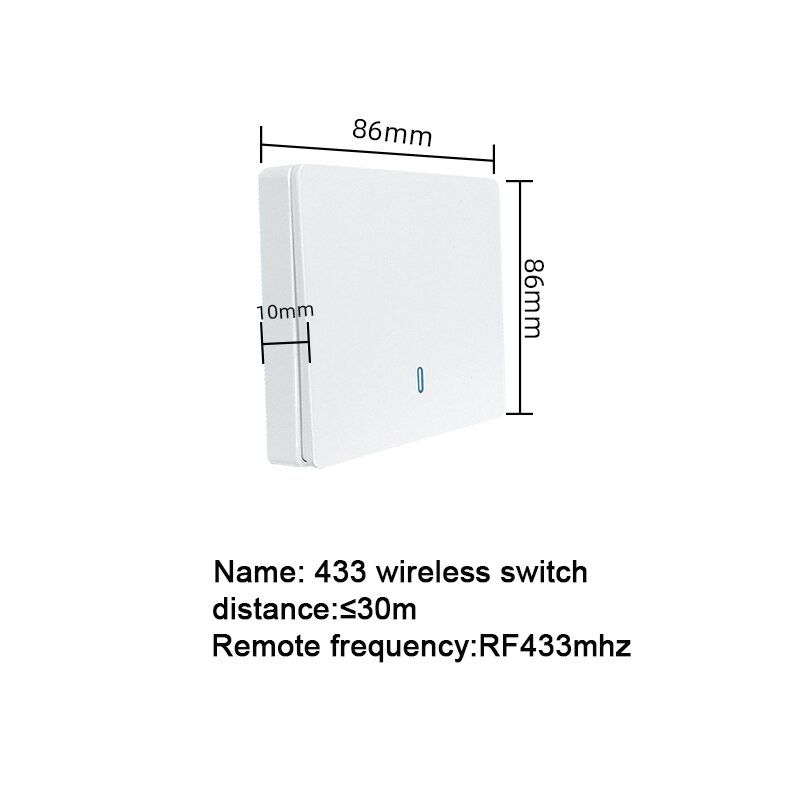 433Mhz Afstandsbediening Draadloze Schakelaar Voor Sonoff T1 Eu Uk Sonoff 4CH Pro R2 Slampher 433.92Mhz Rf Afstandsbediening control Light Switch