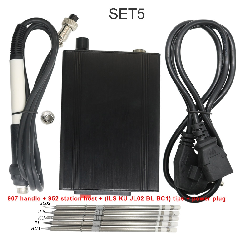 Quick Heating T12 soldering station electronic welding iron version STC T12 OLED Digital Soldering Iron T12-952 QUICKO: green