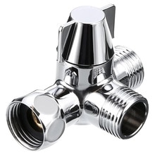 Rozdzielacz węża prysznicowego mosiądz 3-drożny rozdzielacz 1/2 &quot;rączka prysznica T Adapter rozdzielacz prysznicowy, bateria prysznicowa, zawór trójdrożny